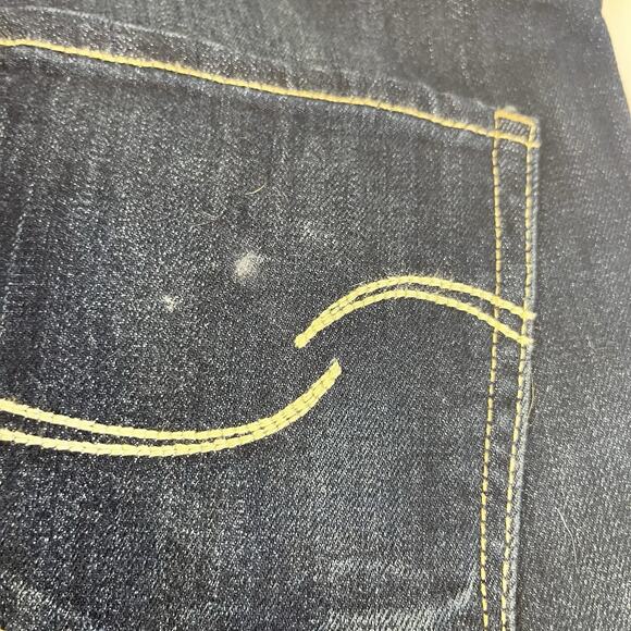 Signature Levi's High-Rise Slim Bootcut Jeans W28 L32 Dark - Picture 10 of 10